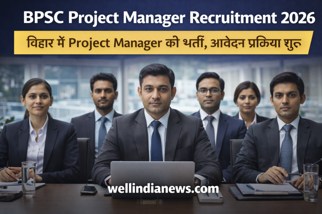 BPSC Project Manager Recruitment 2026