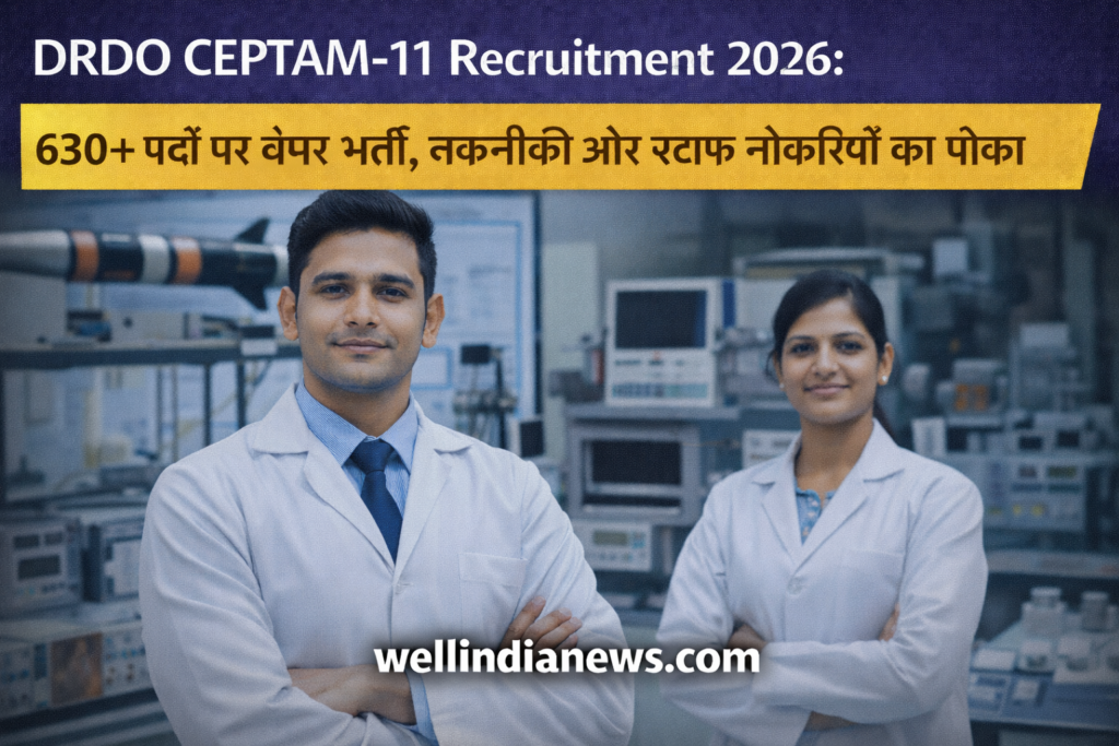DRDO CEPTAM-11 Recruitment 2026